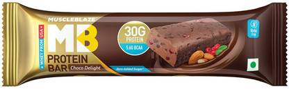 MUSCLEBLAZE Hi Protein Bar with 30g Protein & Zero Added Sugar (Pack of 1) Protein Bars
