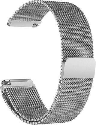 हाउस ऑफ क्विर्क Stainless Steel Milanese Metal Replacement Accessories Bracelet Strap with Magnet Lock स्मार्ट बैंड स्ट्रैप