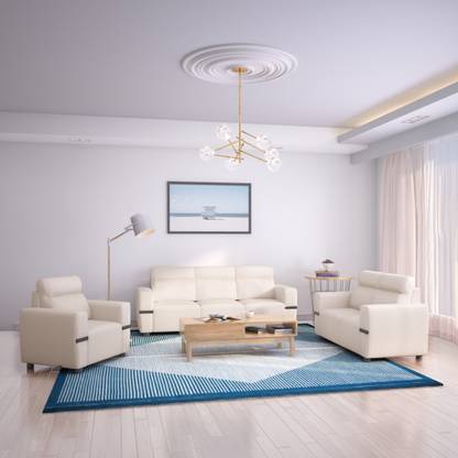 Flipkart Perfect Homes Santorini Fabric 3 + 2 + 1 Sofa Set