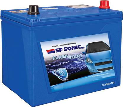 SF SONIC Flash Start - FS1080-70L 65 Ah Battery for All Vehicles