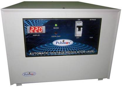 PULSTRON PTI-10095D 10 KVA (90V-290V) SINGLE PHASE AUTOMATIC MAINLINE VOLTAGE STABILIZER