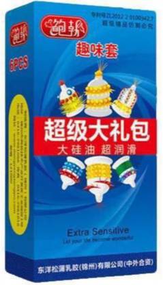 NightBlue Extra Sensitive 6 Different Style Spike BL Condom