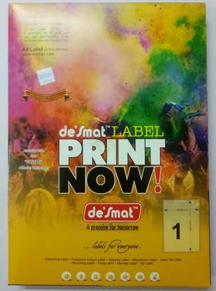 DESMAT FASTAC Paper Label