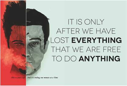 FIGHT CLUB QUOTES Photographic Paper