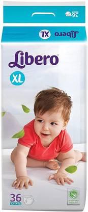 LIBERO Open Diaper Extra large (XL) Size (36 count ) Pack of 2 - XL