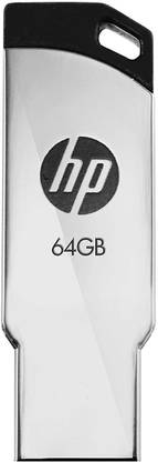 HP MM-USB064GB-11P 64 GB Pen Drive Compatible with Desktop Computer, Television, Laptop USB 2.0 Metal Case