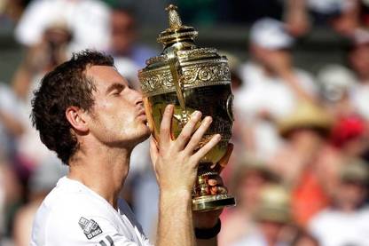 PWL 13*19 inches Wall Poster PWL Andy Murray Tennis Player by Spoilt Wall Poster Paper Print