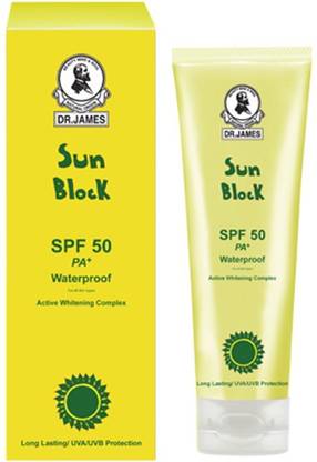 DR. JAMES Sunscreen - SPF 50 PA+ Sunblock SPF 50 100g