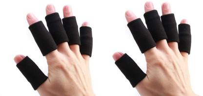 AGE CARE 10-PCS of Sports Finger Splint - Guard -Bands - Bandage Support for Basketball ,Volleyball, Football and Sleeve Caps Protector for Men and Women. Splints