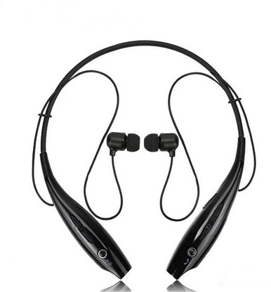 black Bluetooth Headset with Mic 