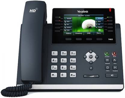 Yealink SIP-T46S Corded Landline Phone with Answering Machine