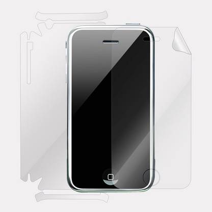 Snooky Front and Back Tempered Glass for Apple Iphone 2G