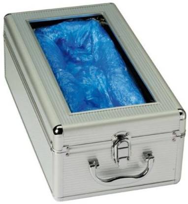 Eware Automatic Shoe Cover Dispensing Machine With Disposable Shoe Covers (100 Pairs) Plastic blue Boots Shoe Cover, Toes Shoe Cover, High Heeled Shoe Cover, High Ankle Shoe Cover, Flat Shoe Cover