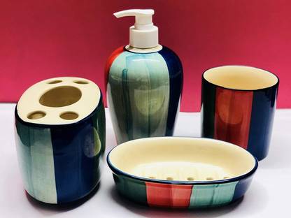 Hindustani Saudagar Ceramic Bathroom Set