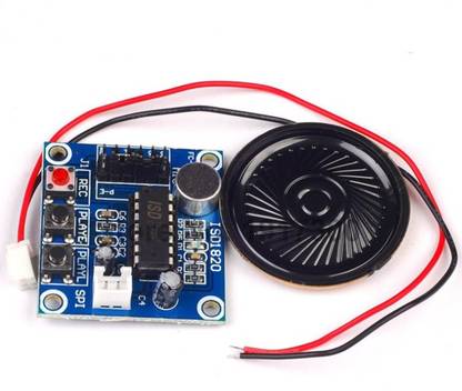 KitsGuru ISD1820 Voice Recording Module + LoudSpeaker Sound Recorder and Sound Circuit Electronic Hobby Kit