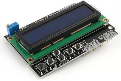 KitsGuru Arduino LCD + Keypad Shield, Arduino Shield for Arduino and other MCU Display Lights Electronic Hobby Kit