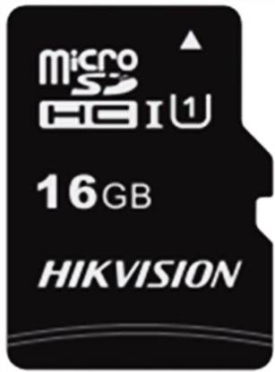 HIKVISION HS-TF-C1(STD)/16GB HS-TF-C1 16 GB MicroSD Card Class 10 45 mb/s  Memory Card Compatible with Camera, Mobile, Tablet