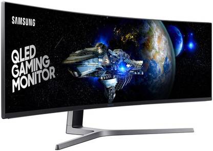 Samsung CHG90 124.46 cm (49 inch) Curved HD VA Panel Monitor (LC49HG90DMNXZA)