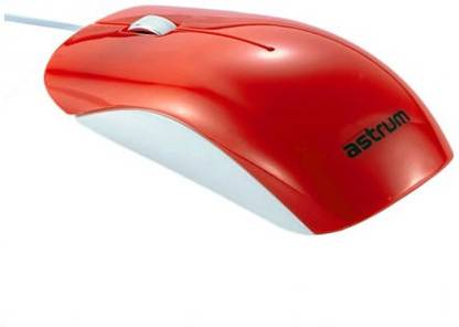 ASTRUM MU200 Wired Ambidextrous Optical Mouse