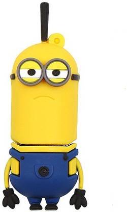 PANKREETI pkt362 Cute Minion 32 GB Pen Drive Compatible with Gaming Console, Desktop Computer, Television, Audio Player, Laptop USB 2.0 Rubber Case