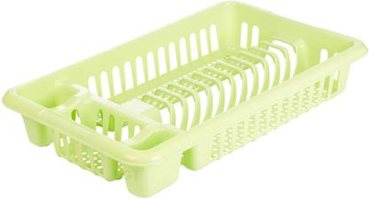 JOYO Dish Drainer - 47 cm - 12 Plate Stacking Rack Flatware Organizer