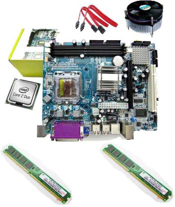 ZEBRONICS Z31/G31 Combo kit LGA 775Socket ATX Intel G31 Chipset DDR2 Motherboard for Desktop