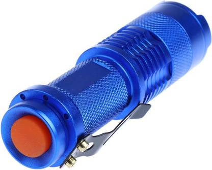 Xydrozen ® Dim Blue - LED Flashlight, Bright handheld A100 Mini 3 Mode Zoomable Tactical Flashlight Torch