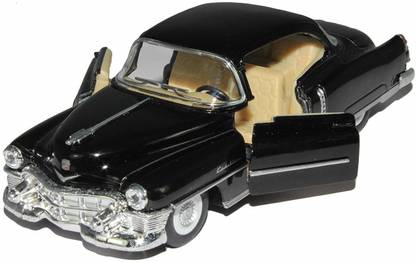 Assemble 1:43 Scale 1953 Cadillac Series 62 Coupe Classic Car Toys, Black (5-inch)