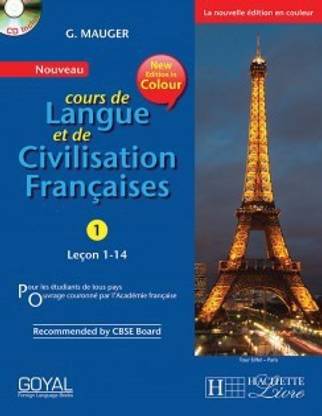 G MAUGER - 1 BOOK WITH CD  - G Mauger Blue Cours de Langue et de Civilization Francaise 1 First  Edition