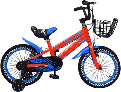 X Bicycle Happy Monkey Bike For Kids Of Age 5-8Yrs Orange&Blue 16 T (inch) Recreation Cycle