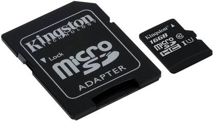 KINGSTON SDCS/16GBIN Canvas Select 16 GB SDHC Class 10 80 Mbps  Memory Card Compatible with Camera, Tablet, Mobile