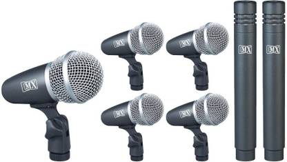 MX 7 Pcs Drum Microphone Kit Mic System DRK-7B Microphone