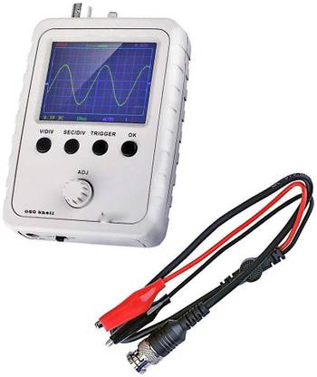 Techtest DS0-150 Kit w/Enclosure & Clip Probe by NooElec. Low Cost Digital Storage with 2.4" TFT LCD. Model DSO150 (DSO 150); Digital Oscilloscope