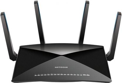 NETGEAR R9000 Wireless Router 2.4 GHz, 5 GHz 7200 Mbps Wifi Speed Tri Band External Antenna Ethernet (Cable Broadband)