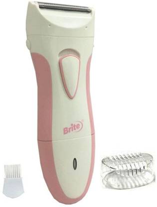 Brite BLS-8855 Professional Lady Shaver BRT-129 Trimmer 30 min  Runtime 4 Length Settings