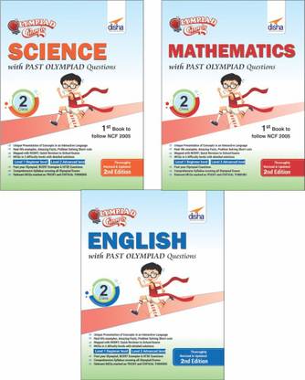 Olympiad Champs Science, Mathematics, English Class 2 with Past Questions