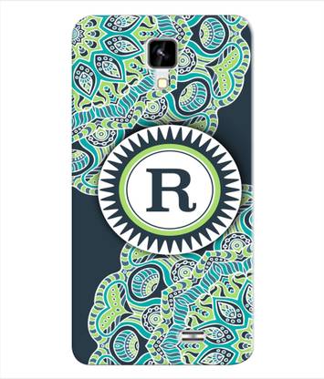 ETECHNIC Back Cover for Intex Aqua Y2 Power - Alphabet R