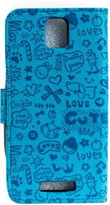 Mystry Box Flip Cover for Micromax Canvas Juice 2 AQ5001