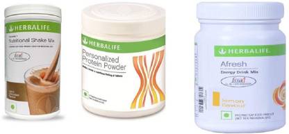 HERBALIFE Formula 1 Chocolate Combo (Personalised protein & Afresh Lemon) Protein Blends