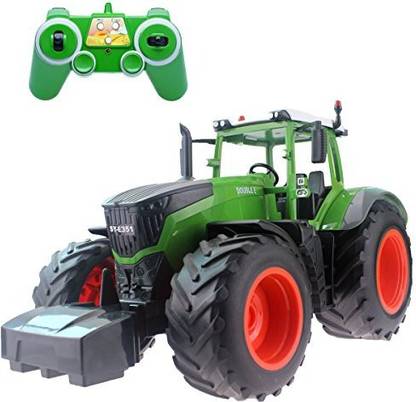 Generic Fistone RC Truck Farm Tractor 2.4G 1:16 High Simulation Scale Construction Vehicle Remote Control Toy with Lights and Sounds Kid