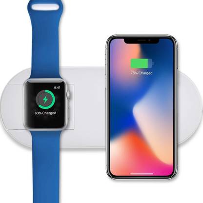Globus Geschaft 2 in 1 Wireless Charger for Apple Watch 2,3 and iPhone, all QI enable devices Charging Pad