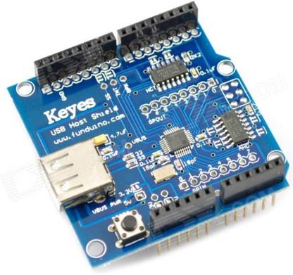 KitsGuru USB Host Shield Support Google Android ADK and UNO MEGA Duemilanove 2560 Arduino Micro Controller Board Electronic Hobby Kit