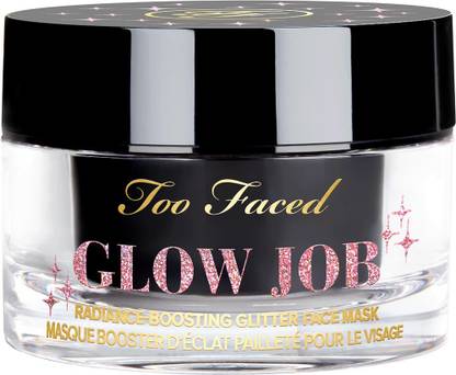 Too Faced GLOW JOB RADIANCE BOOSTING GLITTER FACE MASK (WHITE TIARA)