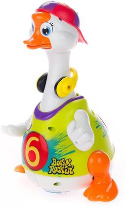 YAMAMA Toys 828 Smart Dancing & Interactive Swing Goose Toy with Music & Flashing Lights