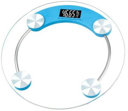 ROBMOB  Bathroom Weighing Scale  (Blue/Multi) Weighing Scale