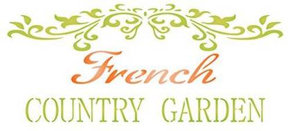 Generic French Country Stencil 7 x 3 inch (S) Reusable Vintage French Garden Word Wall Stencils for Painting Use on Paper Projects