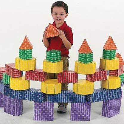 FUN EXPRESS Cool Cardboard Bricks 42 60/4000 Pack Of 42