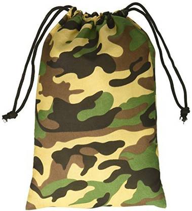 FUN EXPRESS Camouflage Drawstring Bag 26/2112 Pack Of 12