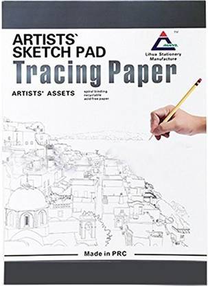 Tikteck A4 Size Tracing Paper Pad, 35 Sheets, 8.3 x 11.5 inch, by , for drawing, sketching, art tracing, light tracing box