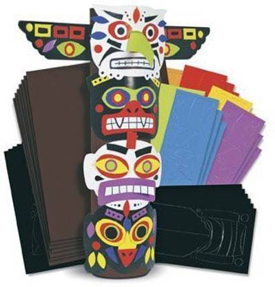 Generic R4202 Totem Pole Craft Kit 12 pkg